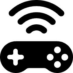 Video Game Controller Wifi Icon from Ultimate Bold Set