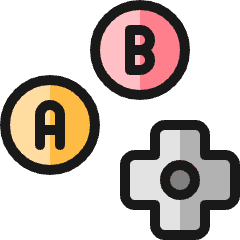 Video Game Control Directions Icon from Ultimate Colors Set