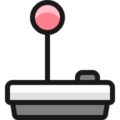 Video Game Control Gear Icon from Ultimate Colors Set