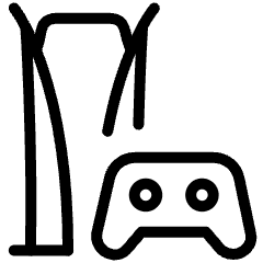 Playstation Five Joy 2 Icon from Ultimate Light Set