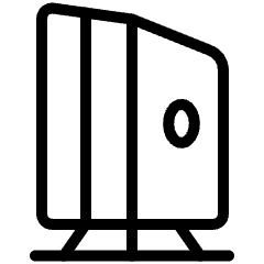 Playstation Four 1 Icon from Ultimate Light Set