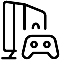 Playstation Four Controller Icon from Ultimate Light Set