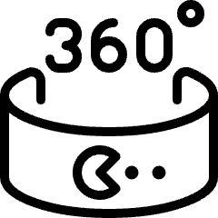Video Game 360 Vr Icon from Ultimate Light Set