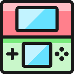 Video Game Nintendo 1 Icon from Ultimate Colors Set