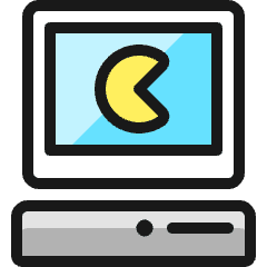 Video Game Pc Icon from Ultimate Colors Set