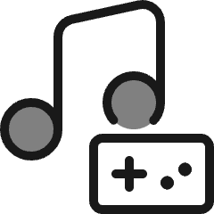Video Game Wii Music Icon from Ultimate Colors Set