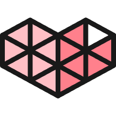 Video Game Logo Heart Icon from Ultimate Colors Set