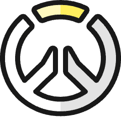 Video Game Logo Overwatch Icon from Ultimate Colors Set