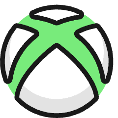 Video Game Logo Xbox 1 Icon from Ultimate Colors Set