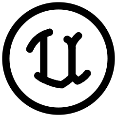 Unreal Engine Logo Icon from Ultimate Regular Set