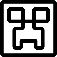 Video Game Logo Creeper Icon from Ultimate Regular Set