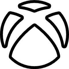 Video Game Logo Xbox 1 Icon from Ultimate Light Set