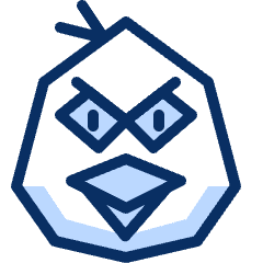 Angry Bird Icon from Cyber Duotone Set