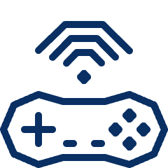 Controller Wireless Icon from Cyber Line Set