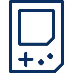 Gameboy Icon from Cyber Line Set