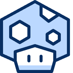 Mario Mushroom Icon from Cyber Duotone Set