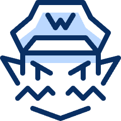 Wario Icon from Cyber Duotone Set