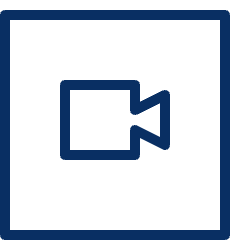 Video Meeting Square Icon from Cyber Line Set