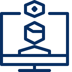 Video Meeting Web Camera Icon from Cyber Line Set