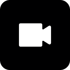 Meeting Camera Square Icon from Ultimate Bold Set