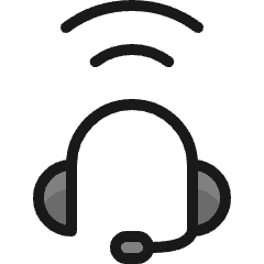 Meeting Headphone Wireless Icon from Ultimate Colors Set