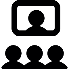 Meeting Remote Icon from Ultimate Bold Set