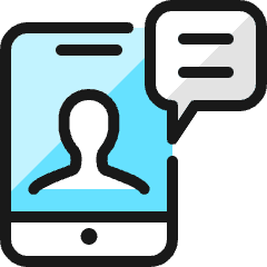 Meeting Smartphone Message Icon from Ultimate Colors Set