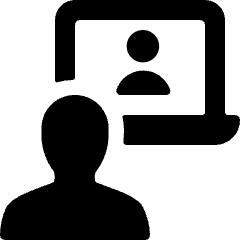 Meeting Team Laptop Icon from Ultimate Bold Set