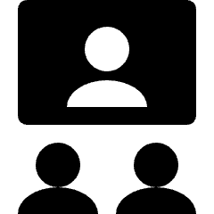Video Call Group Icon from Nova Solid Set