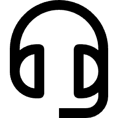 Video Call Headset Icon from Nova Line Set