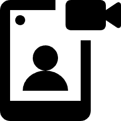 Video Call Mobile Icon from Nova Solid Set