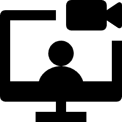 Video Call Monitor Icon from Nova Solid Set