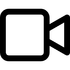 Video Camera Icon from Nova Line Set