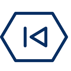 Control Previous Icon from Cyber Line Set