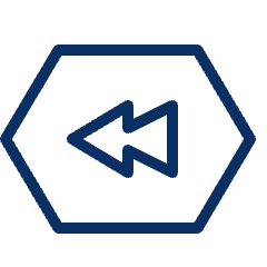 Control Rewind Icon from Cyber Line Set