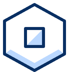 Control Stop Icon from Cyber Duotone Set