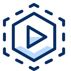 Play Button Icon from Cyber Duotone Set