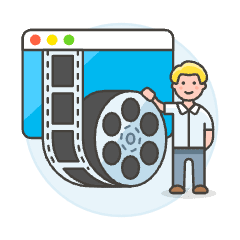 Video Editor 1 Illustration from UX Colors Set