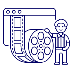 Video Editor 1 Illustration from UX Line Set