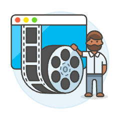 Video Editor 2 Illustration from UX Colors Set