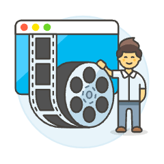 Video Editor 3 Illustration from UX Colors Set
