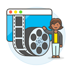 Video Editor 5 Illustration from UX Colors Set
