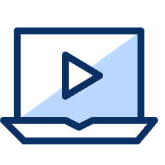 Video Laptop Icon from Cyber Duotone Set