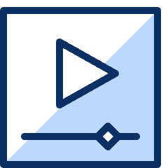 Video Player 1 Icon from Cyber Duotone Set