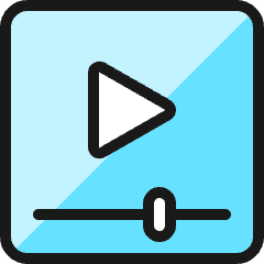 Video Player Adjust Icon from Ultimate Colors Set