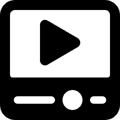 Video Player Adjust Icon from Ultimate Bold Set