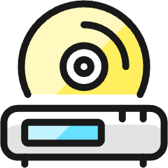 Video Player Device Icon from Ultimate Colors Set