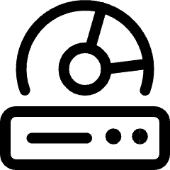 Video Player Device Icon from Ultimate Regular Set