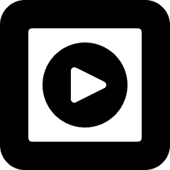 Video Player Interface Icon from Ultimate Bold Set