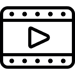 Video Player Movie Icon from Ultimate Light Set